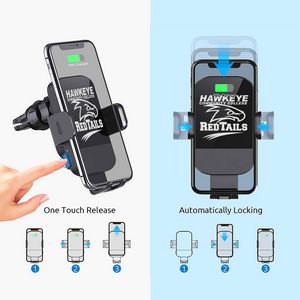 Austin Auto-Clamping Car Charger-15W wireless charger