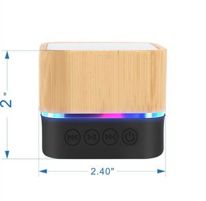 Waterproof Bamboo Wireless Speaker