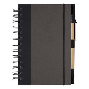 Eco-inspired Spiral Notebook & Pen