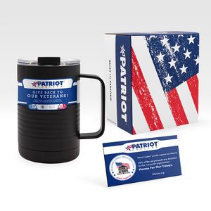 16 Oz. Patriot® Coffee Black Mug
