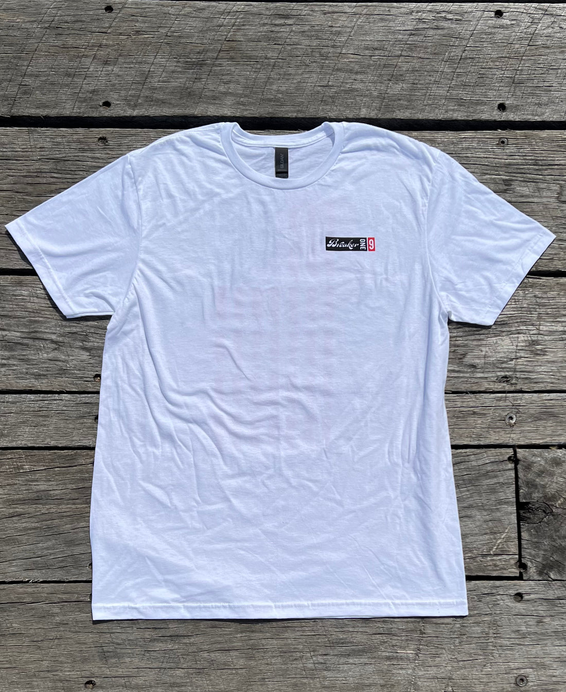 BreakerOne9 - USA Trucker Flag T-shirt - White