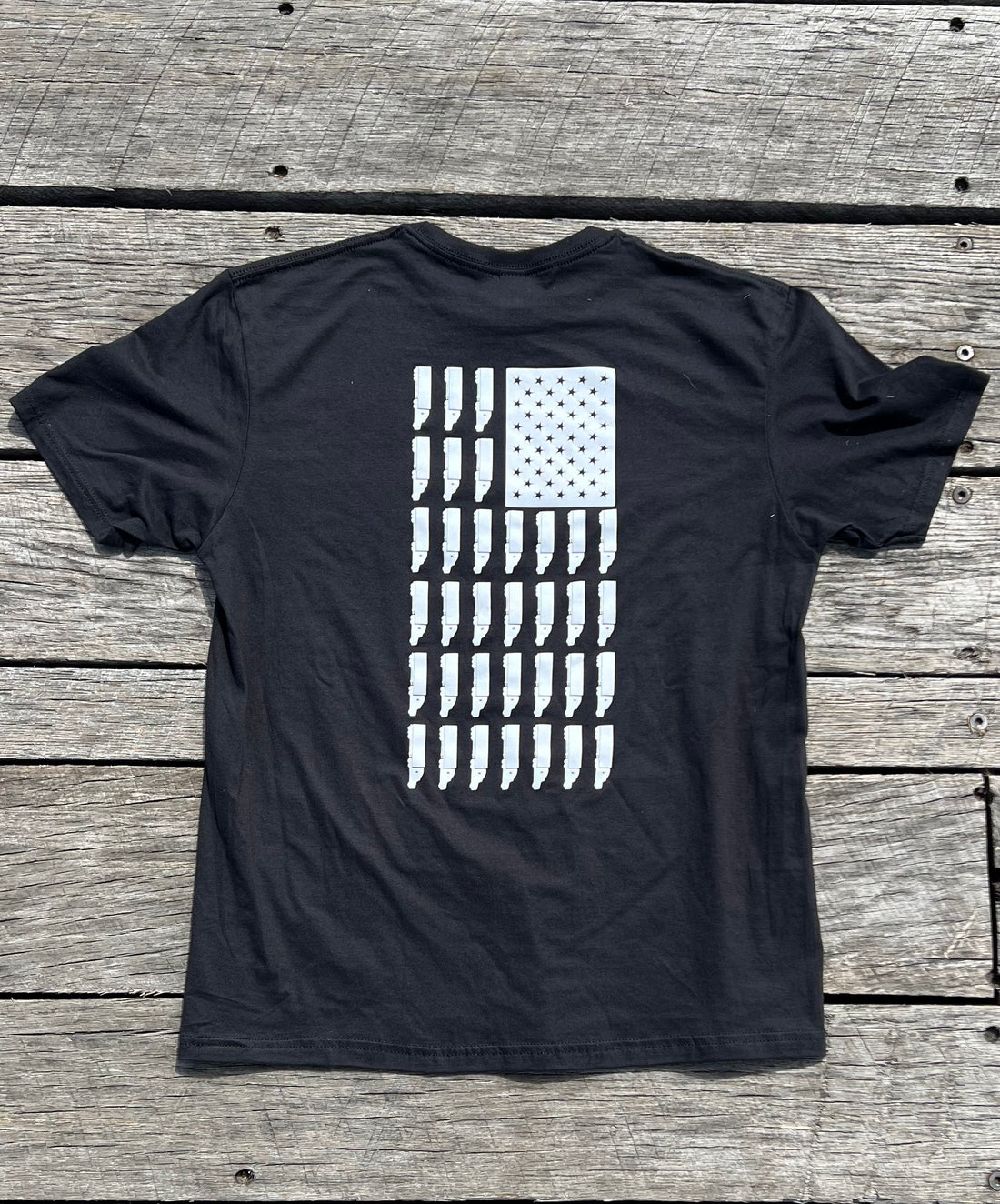 BreakerOne9 - USA Trucker Flag T-shirt - Black